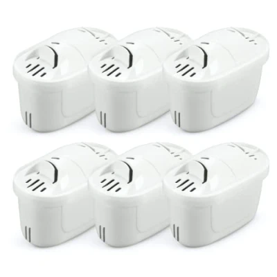 Image of Finest Filters Water Filter Cartridges for Brita Maxtra+ Plus Jug, Compatible Replacement Kettle Universal Cartridge (6 Pack)