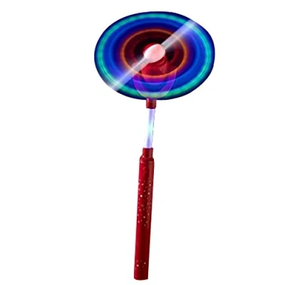 Image of Smiffys Flashing Windmill, Assorted with Pivoting Head, 38cm / 15in, Leisure Products Fancy Dress, Funtime Dress up Lite &amp; glo