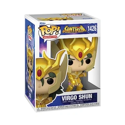 Image of Funko POP! Animation: Saint Seiya Gold Virgo Andromeda Shun Collectable Vinyl Figure Gift Idea Official Merchandise Toys for Kids &amp; Adults Anime Fans Model Collectors