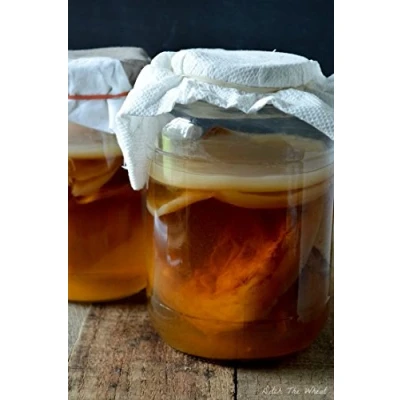 Image of Medium 3 litre Certified Organic Scoby Kombucha with strong liquid starter by RawCultures® LAB Tested UKAS (ALS Global)