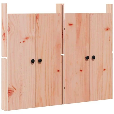 Image of vidaXL Outdoor Kitchen Doors 2 pcs 50x9x82 cm Solid Wood Douglas Fir