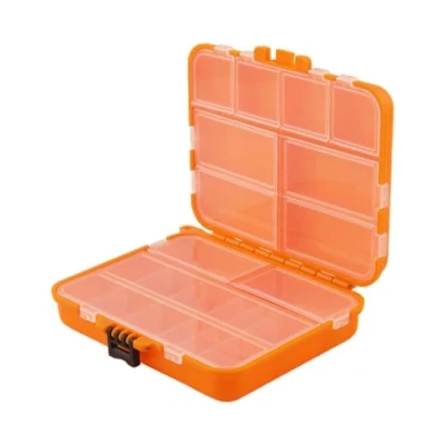 Image of Fcnjsao Portable Fishing Tackle Box Organizers Case Light Weight Tool Baits Lures Double Sided Hook