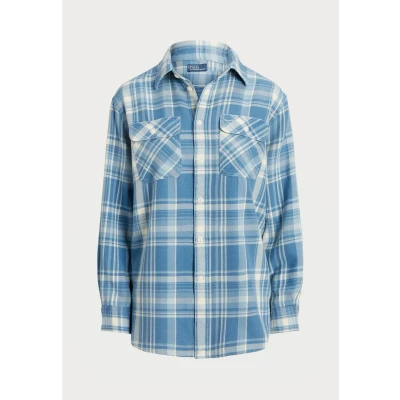 Image of Polo Ralph Lauren Checked Cotton Flannel Shirt S