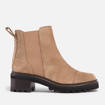Image of See by Chloé Mallory Suede Chelsea Boots UK 8