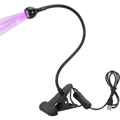 Image of ciciglow UV Glue Curing Lamp,USB 3W Lamp Ultraviolet LED Purple Light USB Bead Support Plug and Play for Repairing Phones Fluorescent Agent Detection PCB Repair Tool