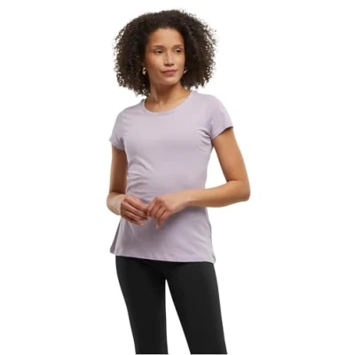 Image of Build your Brand Womens Ladies Basic Tee T Shirt, Fliederfarben, XL UK Lilac