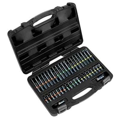 Image of Sealey Premier TRX Star*/Hex/Spline Bit Set Impact 42pc 3/8&quot; &amp; 1/2&quot;Sq Drive