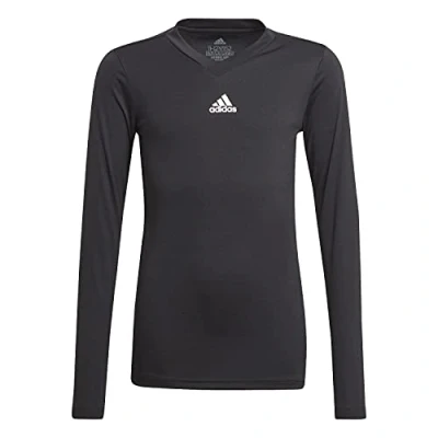 Image of adidas Performance TEAM BASE Unisex Long sleeved top for kids, Size: 7 8y, Black