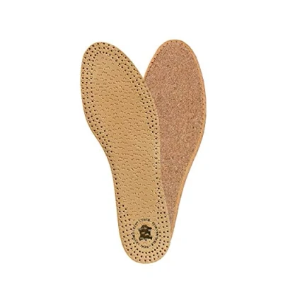 Image of KAPS PECARI Cork Shoe Insoles Made of Vegetable Tanned Sheepskin Leather and (Men/UK 7/41 EUR)