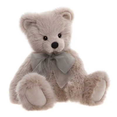 Image of Charlie Bears Jelly Bean Teddy Bear Soft and Cuddly 37cm Tall Plush Toy, Ages, for Any Occasion, Christening, Baby Shower Present