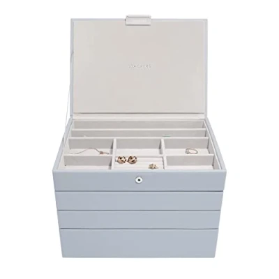 Image of Stackers Lavender Classic Medium Jewellery Box Set of 4