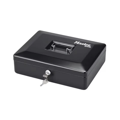 Image of Master Lock CB 12ML Money Box (Key, Tray, Handle), Black, Medium