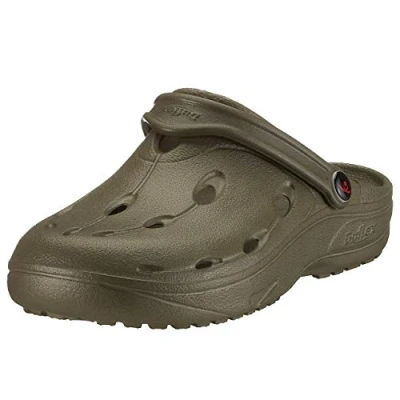 Image of Chung Shi Unisex Dux Clogs, Khaki, 4 UK