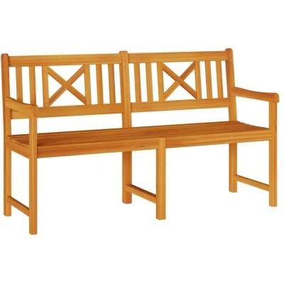 Image of vidaXL Garden Bench 150x56x90 cm Solid Wood Acacia