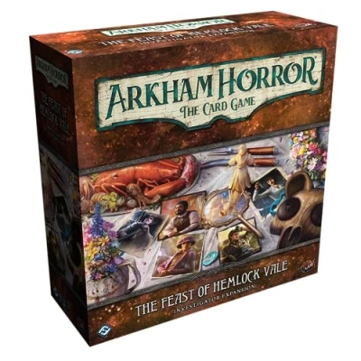 Image of Fantasy Flight Games Arkham Horror: The Feast of Hemlock Vale Investigator Expansion Cooperative Card Game Ages 14+ 1 4 Players 2 Hours Playing Time