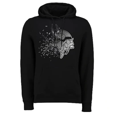 Image of Minnesota Vikings NFL Shatter Graphic Hoodie Black XXL, black, XXL