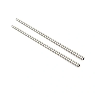 Image of 2pcs 304 Stainless Steel Straight Pipe Tubing OD 6mm x 2mm ID, Length 250mm Capillary Tube