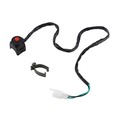 Image of 7/8&quot; Motorcycle Handlebar Engine Start Kill Switch, Horn Flashlight Headlight Control ON/OFF Switch 22mm Flash Warning Light trumpet