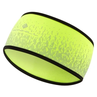 Image of RONHILL Running, Reflect Headband, Fluo Yellow/Reflect, S/M