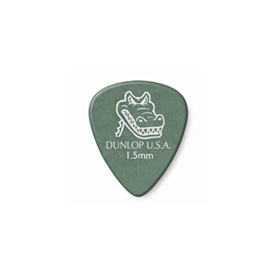 Image of Dunlop 417R1.5 Gator Grip, Green, 1.5mm, 72/Bag