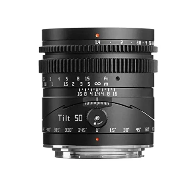 Image of TTArtisan 50mm f1.4 Tilt Lens Full Frame Manual Portrait Lenses Large Aperture Compatible with RF/EOS R Mount