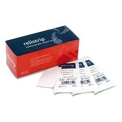 Image of Reliance Medical Skin Closure Strip, 5 Reinforced Wound Strips, Strips/Envelope, First Aid Adhesive Cut Support Stitches 3 mm W x 75 L (Pack of 50)
