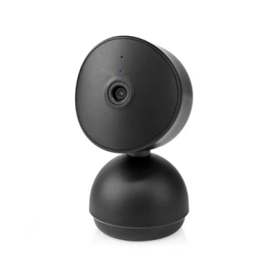 Image of Nedis Smart Indoor IP Camera, Wi Fi, Full HD 1080p, Pan &amp; Tilt, Motion Sound Detection, Night Vision, 2 Way Audio, for Baby Monitoring Pet Tracking, Works with Alexa Google Assistant Black