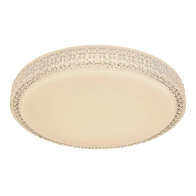 Image of Globo Ovi LED ceiling light with a sparkle effect CCT