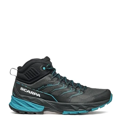 Image of Scarpa Men&#039;s Rush Mid 2 GTX Shoes, Grey, EU 45, Anthracite Ottanio, 10.5 UK