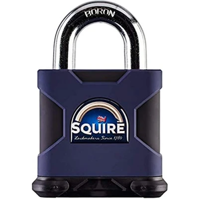 Image of Henry Squire Stronghold 6 Pin S Cylinder Open Shackle Steel Padlock, 80 mm (Length)
