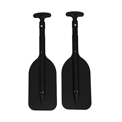 Image of Lodokdre 2Pcs Paddles Telescoping Plastic Boat Paddle Collapsible Oar for Jet and Canoe Accessories