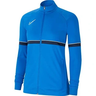 Image of NIKE Women&#039;s Academy 21 Track Jacket, ROYAL BLUE/OBSIDIAN, XS UK