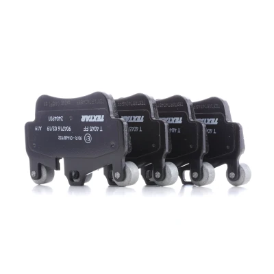 Image of 2404917004, 7894BD1135, 7894D1135 Brake pad set TEXTAR 2404901 prepared for wear indicator PORSCHE: 911 Coupe, Boxster, Cayman