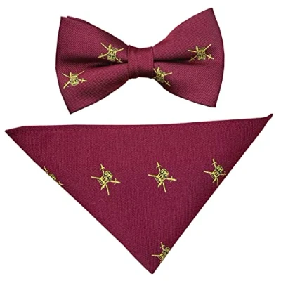Image of Men&#039;s British Army Regimental Bow Tie &amp; Hanky Set