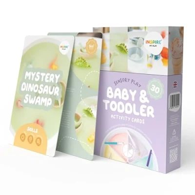 Image of Inspire My Play 30 x Baby and Toddler Sensory Activity Cards Inspiration for Creative Activities Babies Learning