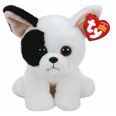 Image of TY 41203 French Bulldog Marcel Dog Beanie Babies, Multicolored, 15 cms high