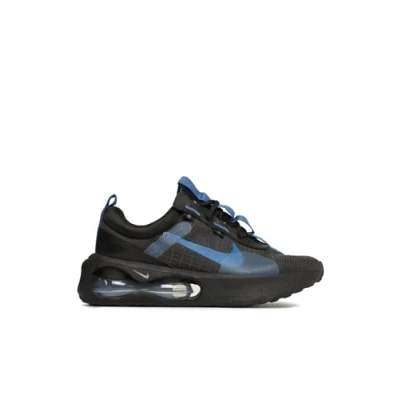 Image of NIKE Air Max 2021 GS Running Trainers FB8035 Sneakers Shoes (UK 5 US 5.5Y EU 38, Black Dark Marina Blue 001)