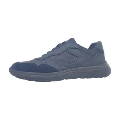 Image of Geox Men&#039;s U Portello C Sneaker, Navy, 10.5 UK