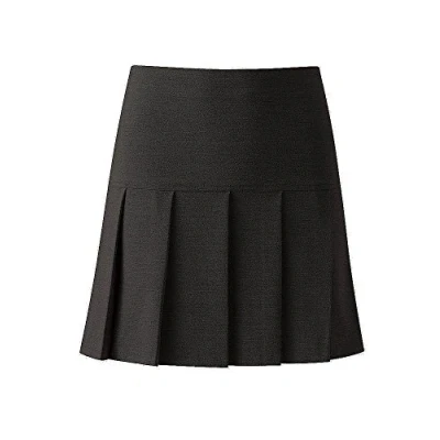 Image of Banner Charleston Pleated School Skirt Charcoal Waist 34&quot;, Length 20&quot;