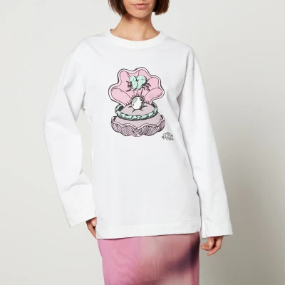 Image of Baum Und Pferdgarten Jeevana Printed Organic Cotton Jersey Top XS