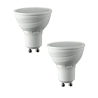 Image of MSC 5 Watt 450 Lumen GU10 Warm 2 Pack Automatic Dusk to Dawn Sensor LED Bulb Auto On/Off White Light 3000k Energy Saving 5w 50w