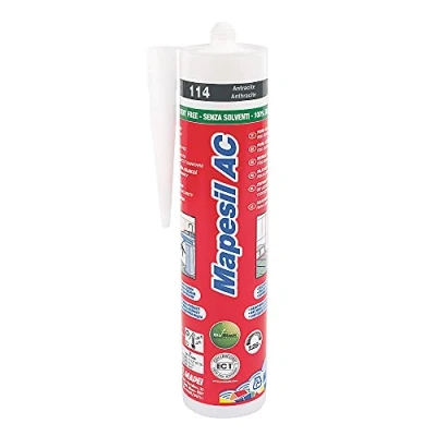 Image of Mapei Mapesil AC Mould Resistant Silicone Sealant Anthracite 114