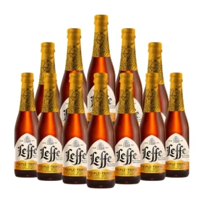 Image of Beer HUNTER Leffe Trappist Belgian Tripel 330ml Bottles 8.5% ABV (12 Pack)