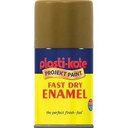 Image of Plasti kote Fast Dry Enamel 100ml Aerosol Nut Brown
