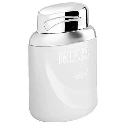 Image of Sapil Disclosure White Eau de Toilette for Men, 100ml Fresh &amp; Lively Masculine Fragrance with Spicy Cardamom and Woody Leather Notes