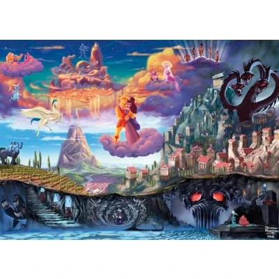 Image of Ceaco Thomas Kinkade Disney Hercules 1000 Piece Jigsaw Puzzle
