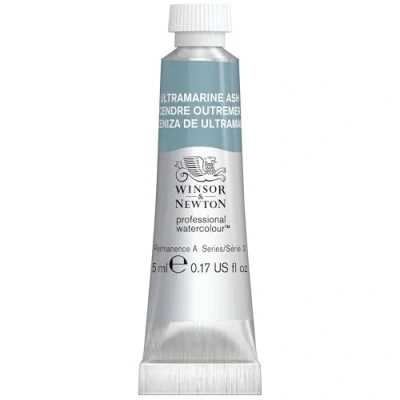 Image of Winsor and Newton Professional Watercolour, Revival Collection, 5ml (0.17 oz) Tube, Ultramarine Ash