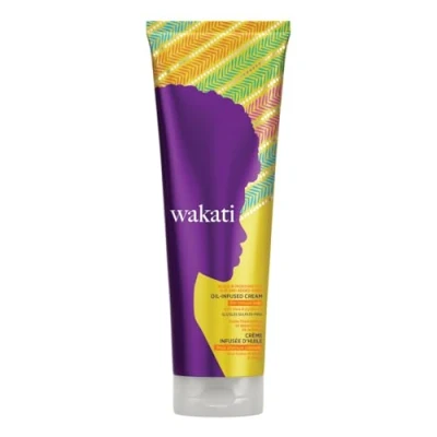 Image of Wakati Oil Infused Moisturising Detangling Curl Defining Cream for Natural Afro Hair 250ml