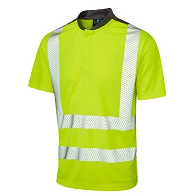 Image of Leo Workwear T12 Putsborough Men Hi Vis T Shirt#3XL Yellow