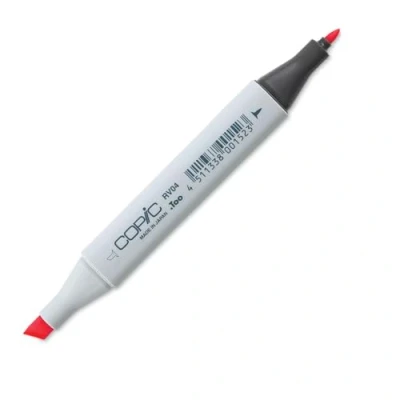 Image of Copic Classic Coloured Marker Pen (RV 04) Shock Pink, For Art &amp; Crafts, Colouring, Graphics, Highlighter, Design, Anime, Professional Beginners, Supplies Colouring Books
